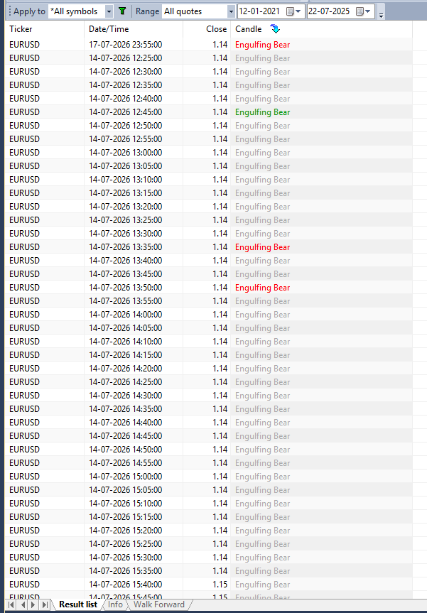 CANDLE PATTERN EXPLORER  (v2.0 Modern) screenshot